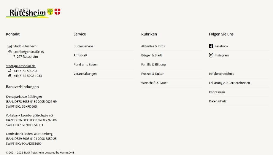 Ansicht unterer Bereich