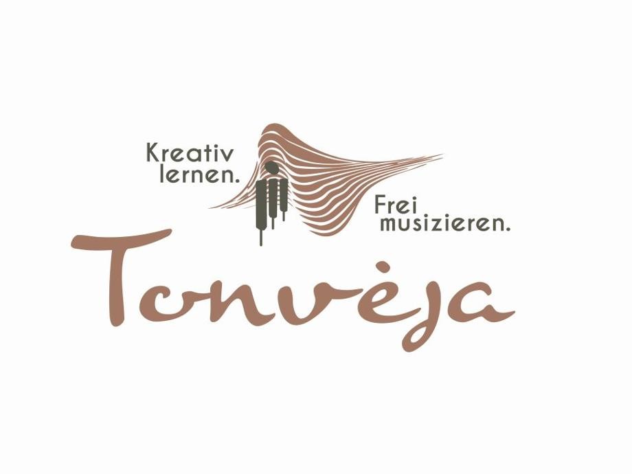 Musikschule Tonveja Logo der Musikschule Tonveja mit dem Text kreativ lernen und frei musizieren.