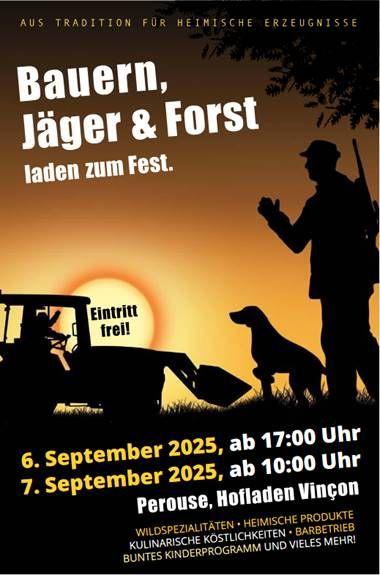 Plakat Bauern- und Jägerfest