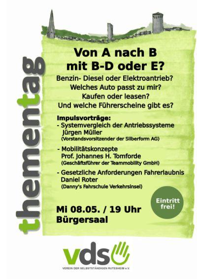 Plakat VdS-Thementag