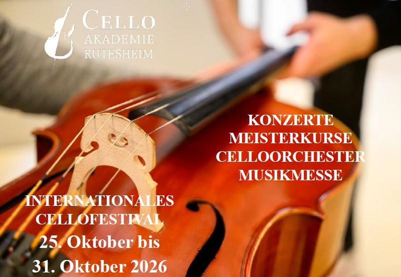 Plakat Cello-Akademie