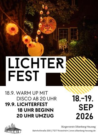 Plakat Lichterfest 2026